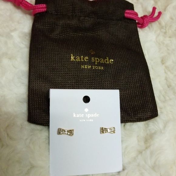 Kate Spade cleargold Ready Set Bow - Picture 3 of 3